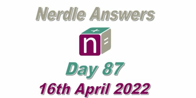 Daily Nerdle 87 - April 16, 2022
