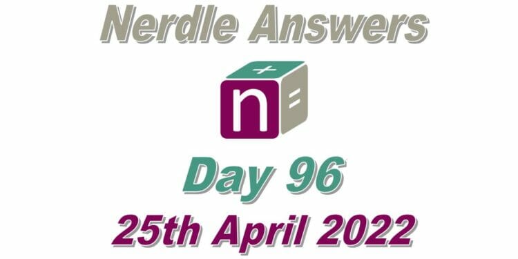 Daily Nerdle 96 - April 25th, 2022