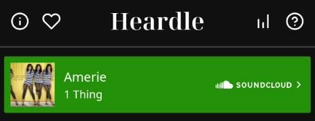 Heardle #60 Answer April 26