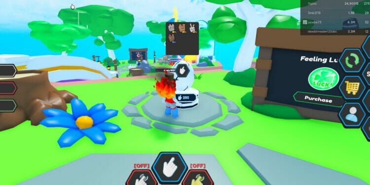 Tapping Legends X Roblox Gameplay