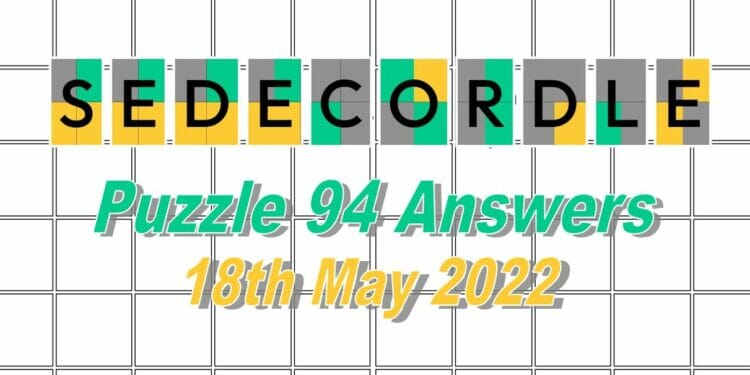 Daily Sedecordle - May 18th 2022