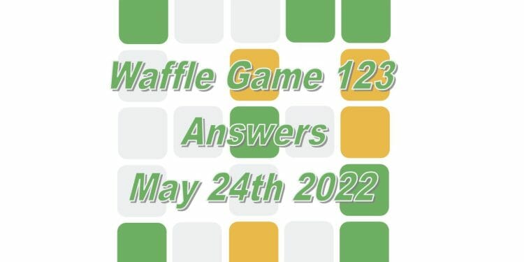 Daily Waffle Game - May 24th 2022