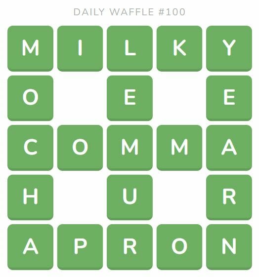 Waffle - daily word game