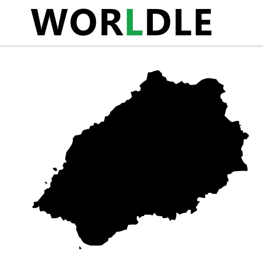 Daily Worldle Country 131 - June 1st 2022
