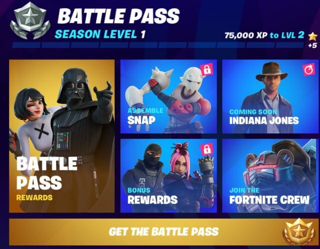 Fortnite Chapter 3 Season 3 Battle Pass Skins Possibly Leaked Indiana Jones And Darth Vader 