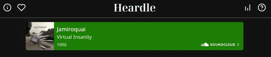 Heardle 73 Answer - May 9th 2022