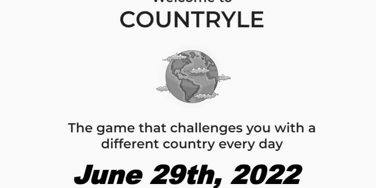 Countryle Answer - June 29th 2022