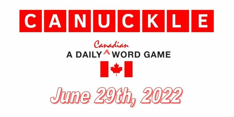 Daily Canuckle Answer for 29th June 2022