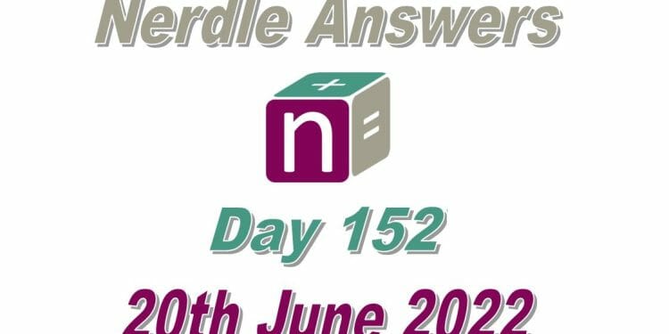 Daily Nerdle 152 - June 20th, 2022