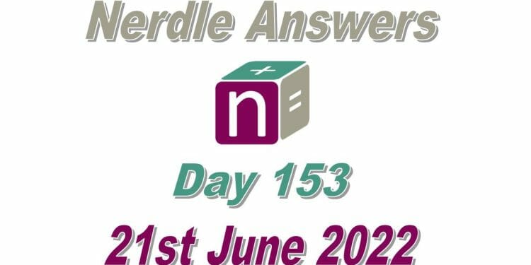 Daily Nerdle 153 - June 21st, 2022