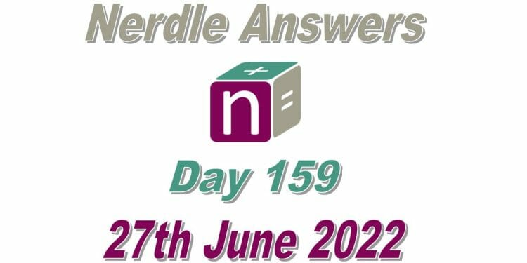 Daily Nerdle 159 - June 27th, 2022