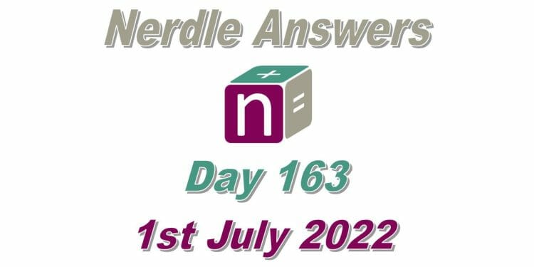 Daily Nerdle 163 - July 1st, 2022