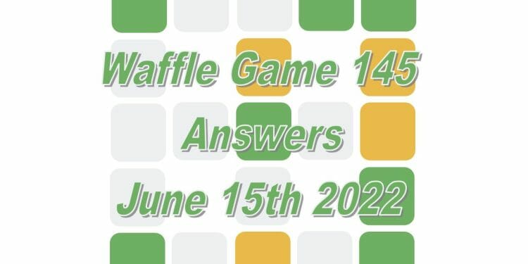 Daily Waffle Game - June 15th 2022