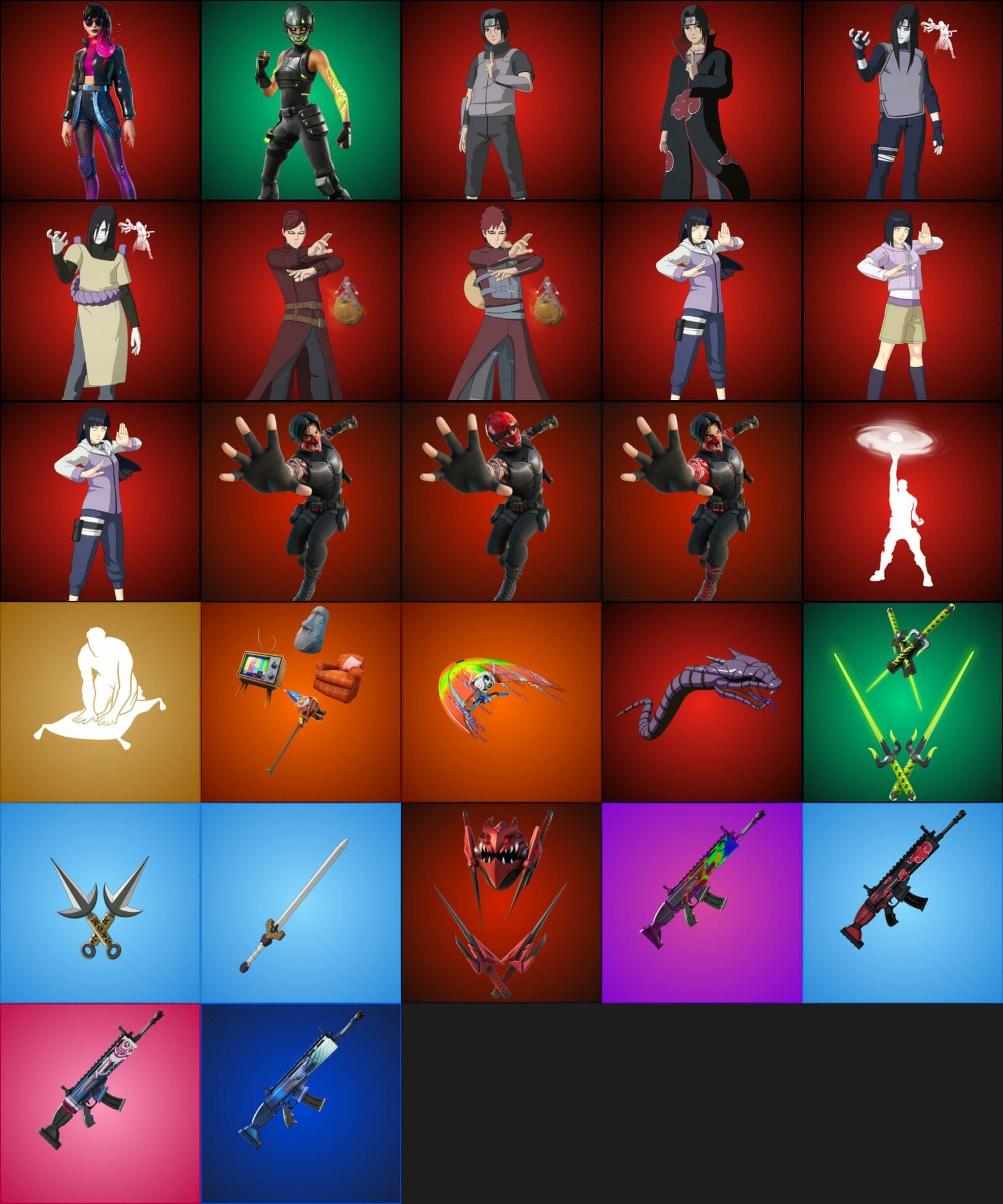 Fortnite v21.10 Leaked Skins and Cosmetics