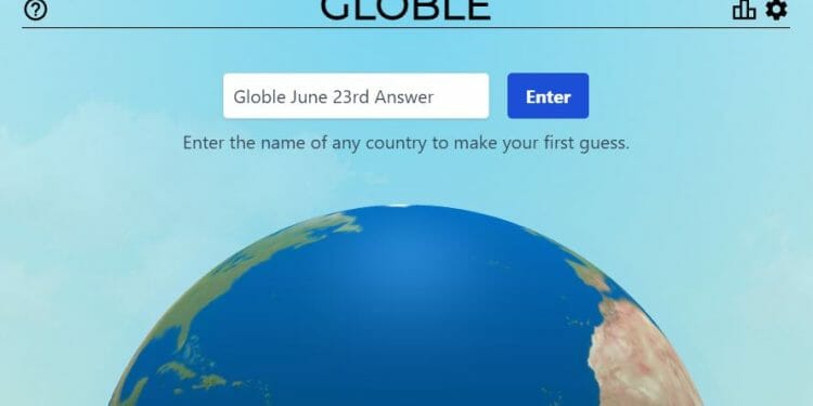 June 23 2022 Globle World Game Answer Today Hint
