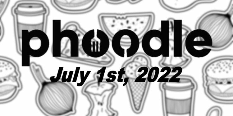 Phoodle Answer - July 1st 2022