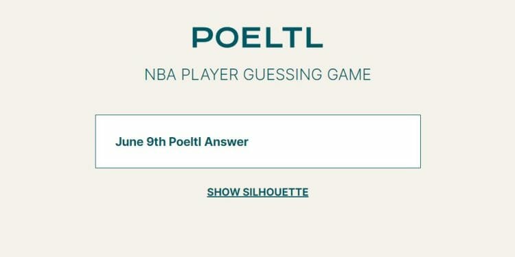 Poeltl June 9th Answer Today NBA Player Hints 105