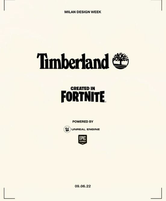 Timberland Partnership With Fortnite