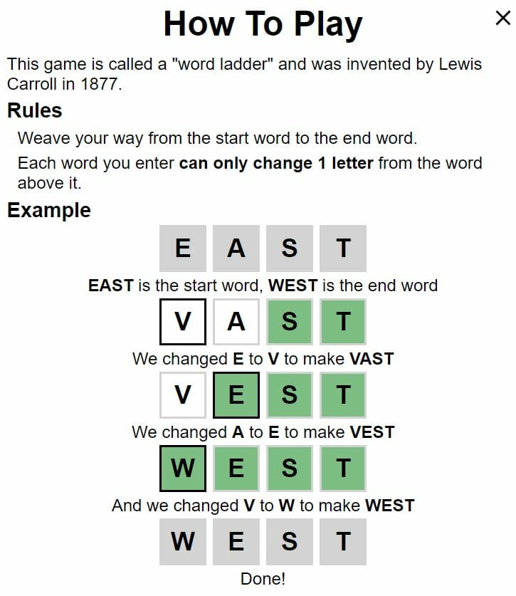 Weaver - Spielanleitung