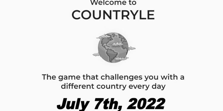 Countryle Answer - July 7th 2022