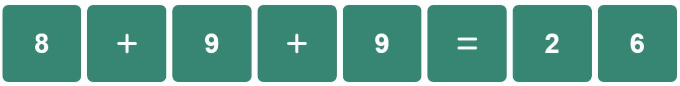 Daily Classic Nerdle Answer - 27th July 2022