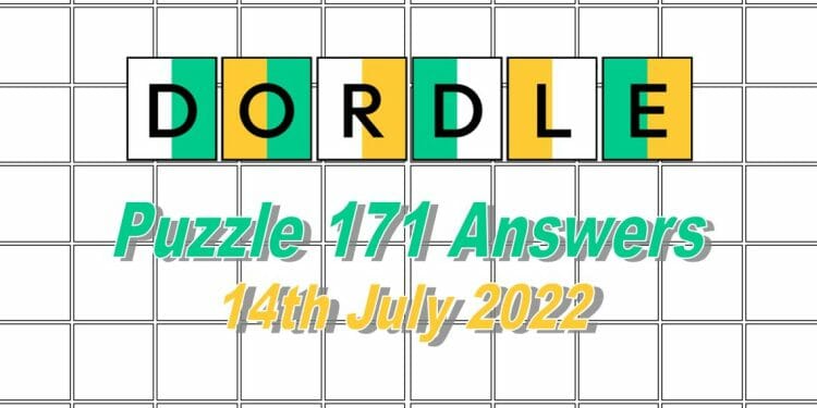 Daily Dordle 171 - 14th July 2022
