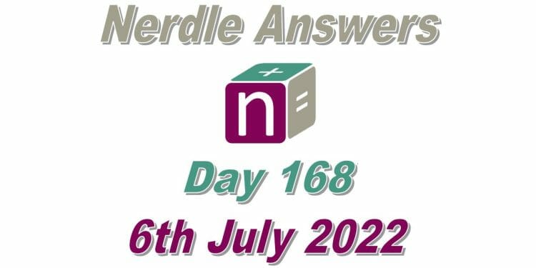Daily Nerdle 168 - July 6th, 2022