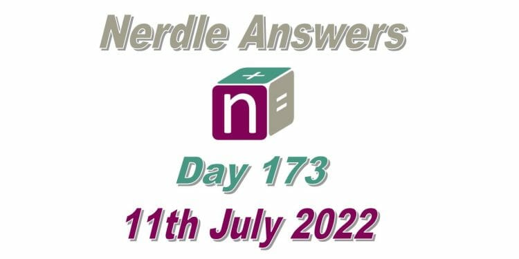 Daily Nerdle 173 - July 11th, 2022
