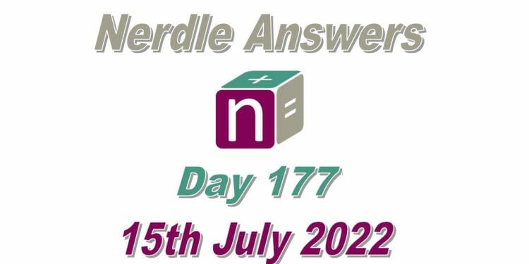 Daily Nerdle 177 - July 15th, 2022