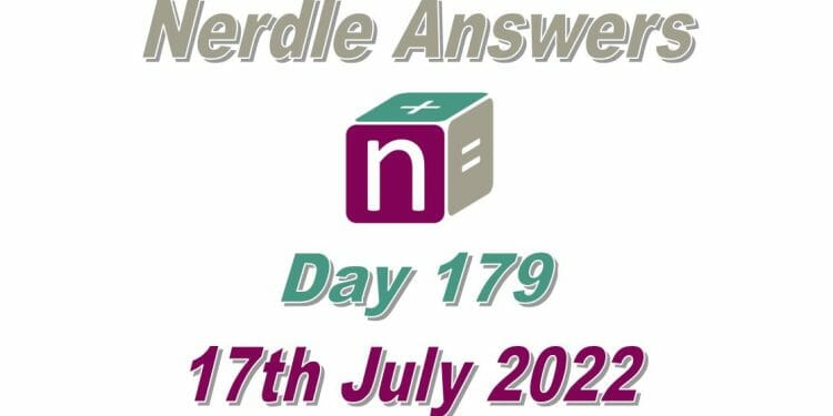 Daily Nerdle 179 - July 17th, 2022