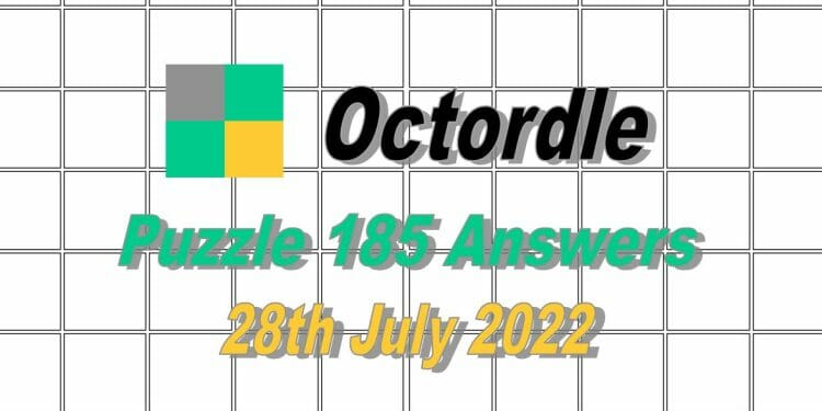Daily Octordle 185 - 28th July 2022