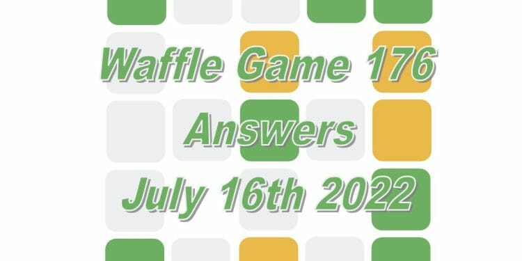 Daily Waffle Game - July 16th 2022