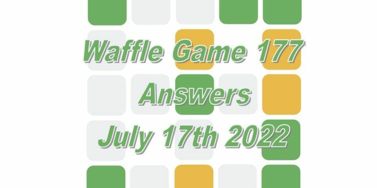 Daily Waffle Game - July 17th 2022