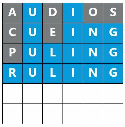 Daily Word Hurdle #365 Morning Answer - 20th July 2022