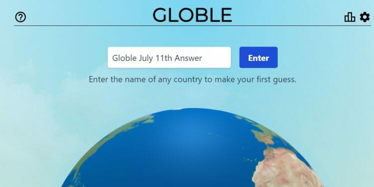 Globle Answer Today July 11th 2022 Solution