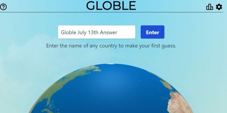 Globle Answer Today July 13th 2022 Solution