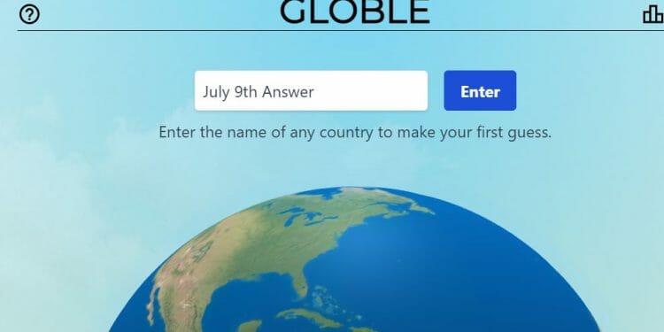 Globle Answer Today July 9th 2022 Solution