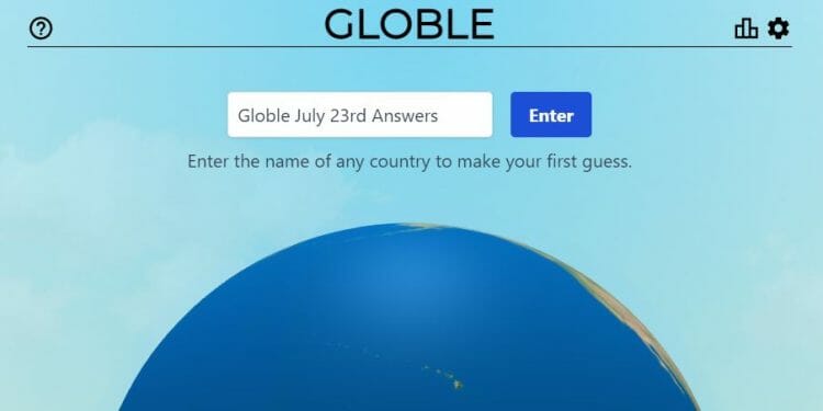 Globle July 23rd Answers Hints Today
