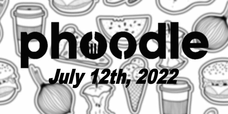 Phoodle Answer - July 12th 2022