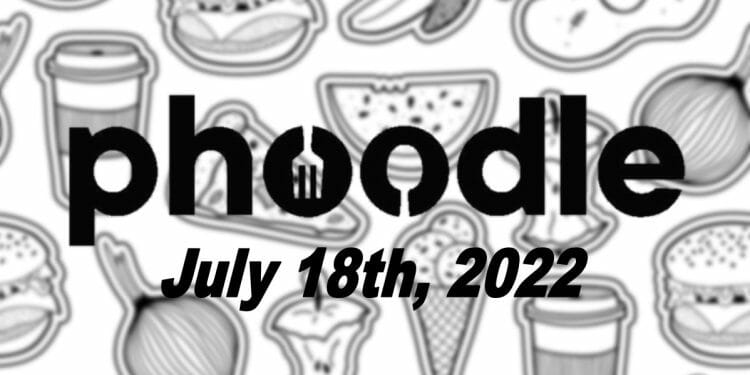 Phoodle Answer - July 18th 2022