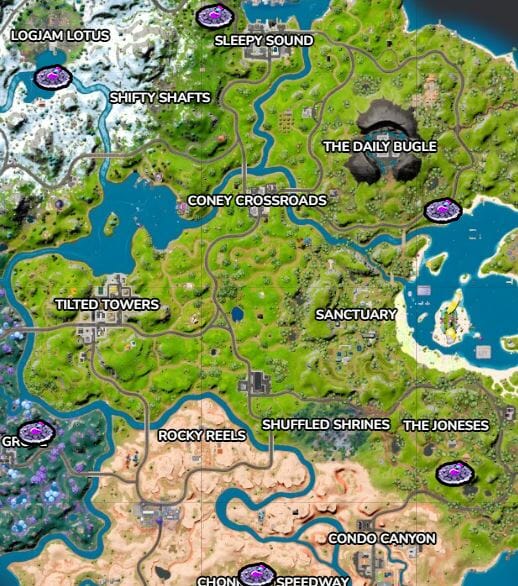 Alien Fortnite Spawn Locations Chapter Season 3 Map Where to Find