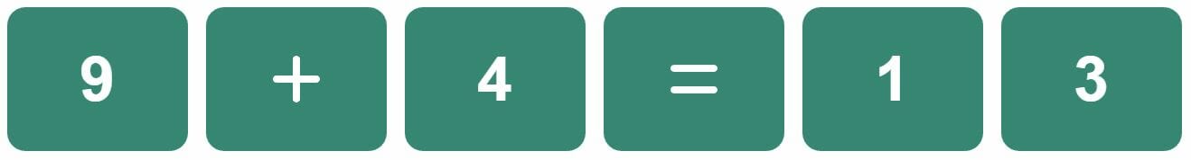 Daily Mini Bi-Nerdle Answer 1 - 8th August 2022
