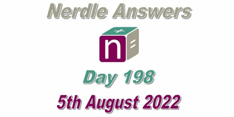 Daily Nerdle 198 - August 5th, 2022
