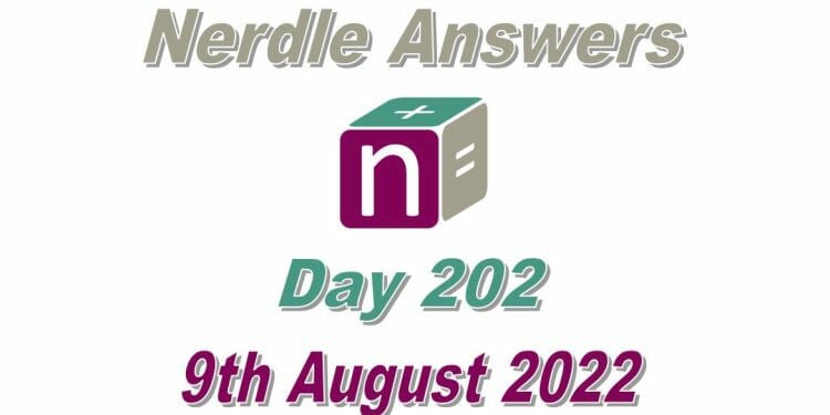 Daily Nerdle 202 - August 9th, 2022