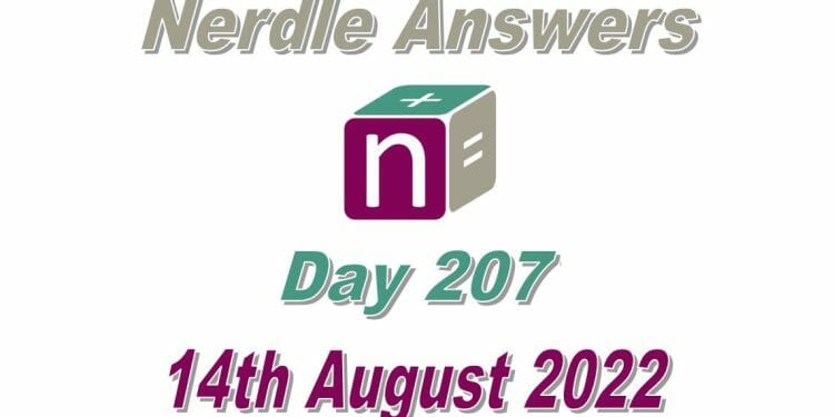 Daily Nerdle 207 Answers - August 14th, 2022