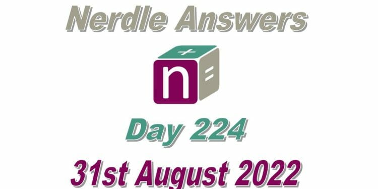 Daily Nerdle 224 Answers - August 31st, 2022