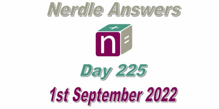 Daily Nerdle 225 Answers - September 1st, 2022
