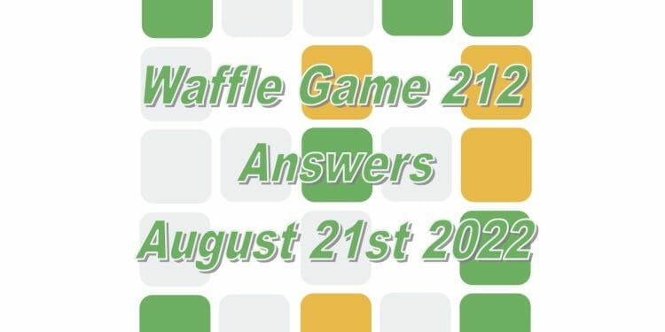 Daily Waffle - August 21st 2022