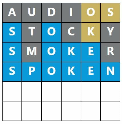 Daily Word Hurdle #394 Afternoon Answer - 3rd August 2022