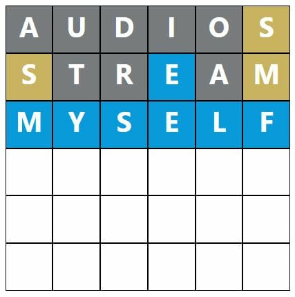Daily Word Hurdle #409 Morning Answer - 11th August 2022